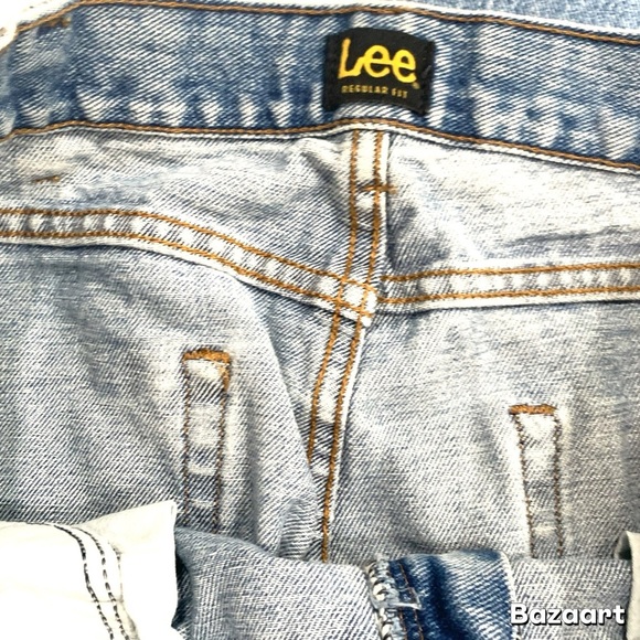 Lee Blue Relaxed Fit Jeans sz 35x34 - Picture 5 of 6